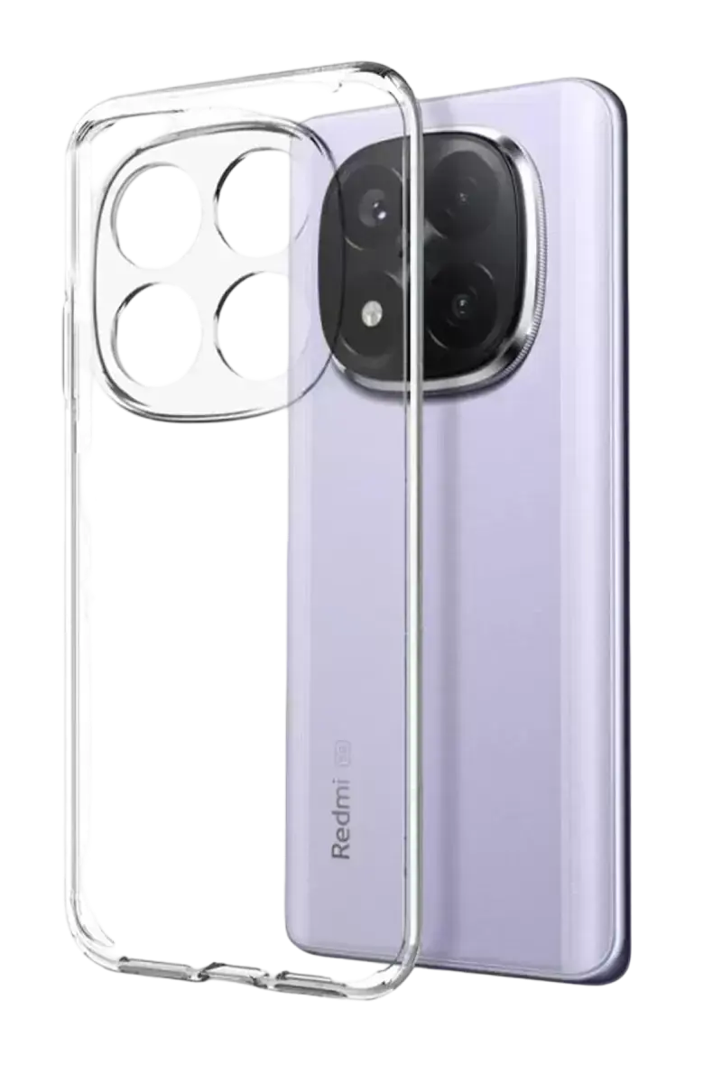 Newface Xiaomi Redmi Note 15 Pro Plus 5g Lüx Şeffaf Silikon - Şeffaf