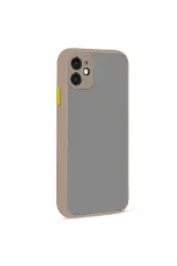 Newface Apple İphone 12 Kılıf Montreal Silikon Kapak - Pembe
