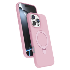 İphone 16 Pro Max Regal Magsafe Standlı Kapak - Açık Pembe