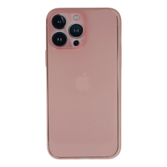 İphone 13 Pro Max Kılıf Pp Ultra İnce Kapak - Pembe