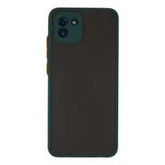 Samsung Galaxy A03 Kılıf Montreal Silikon Kapak - Yeşil