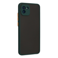 Samsung Galaxy A03 Kılıf Montreal Silikon Kapak - Yeşil