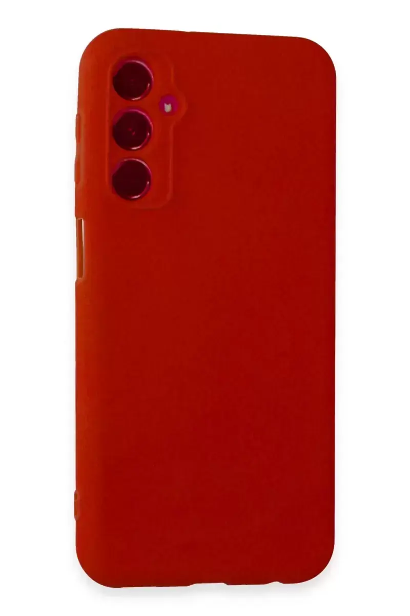 Newface Samsung Galaxy M34 5g Kılıf First Silikon - Kırmızı