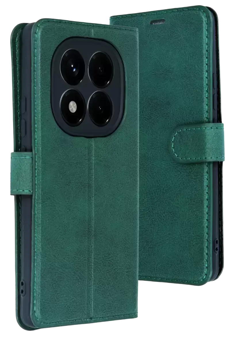 Newface Xiaomi Redmi Note 15 Pro 4g Trend S Plus Kapaklı Kılıf - Yeşil