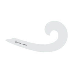Şeffaf Riga Eğri Kol Cetveli 23cm N:Tc-1