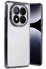 Newface Xiaomi Redmi Note 14 Pro Plus Kılıf Razer Lensli Silikon - Siyah