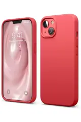 Newface İphone 14 Kılıf First Silikon - Kırmızı