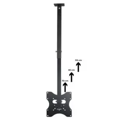 Powermaster Pm-32 Led/lcd/plazma 70-90-110 Cm Dar Ağız 45 Derece Açılı Tavan Tv Askı Aparatı