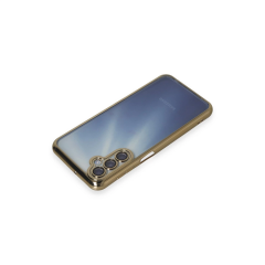 Samsung Galaxy A35 5g Kılıf Razer Lensli Silikon - Gold