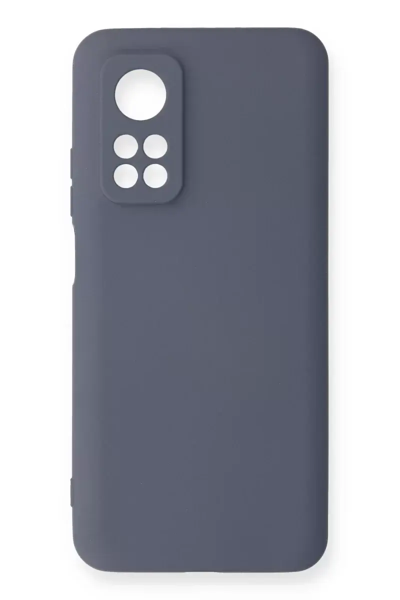 Newface Xiaomi Mi 10t Kılıf Nano İçi Kadife Silikon - Gri