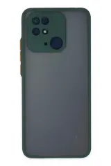 Newface Xiaomi Redmi 10c Kılıf Montreal Silikon Kapak - Yeşil
