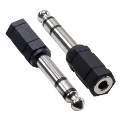 6,3 Mm Stereo Erkek-3,5 Mm Stereo Dişi Çevirici