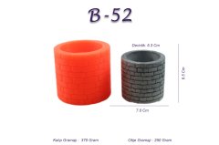 Beton Saksı Silikon Kalıp N:B52