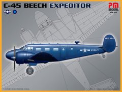 Maket Askeri Uçak C45 Beech Expeditor