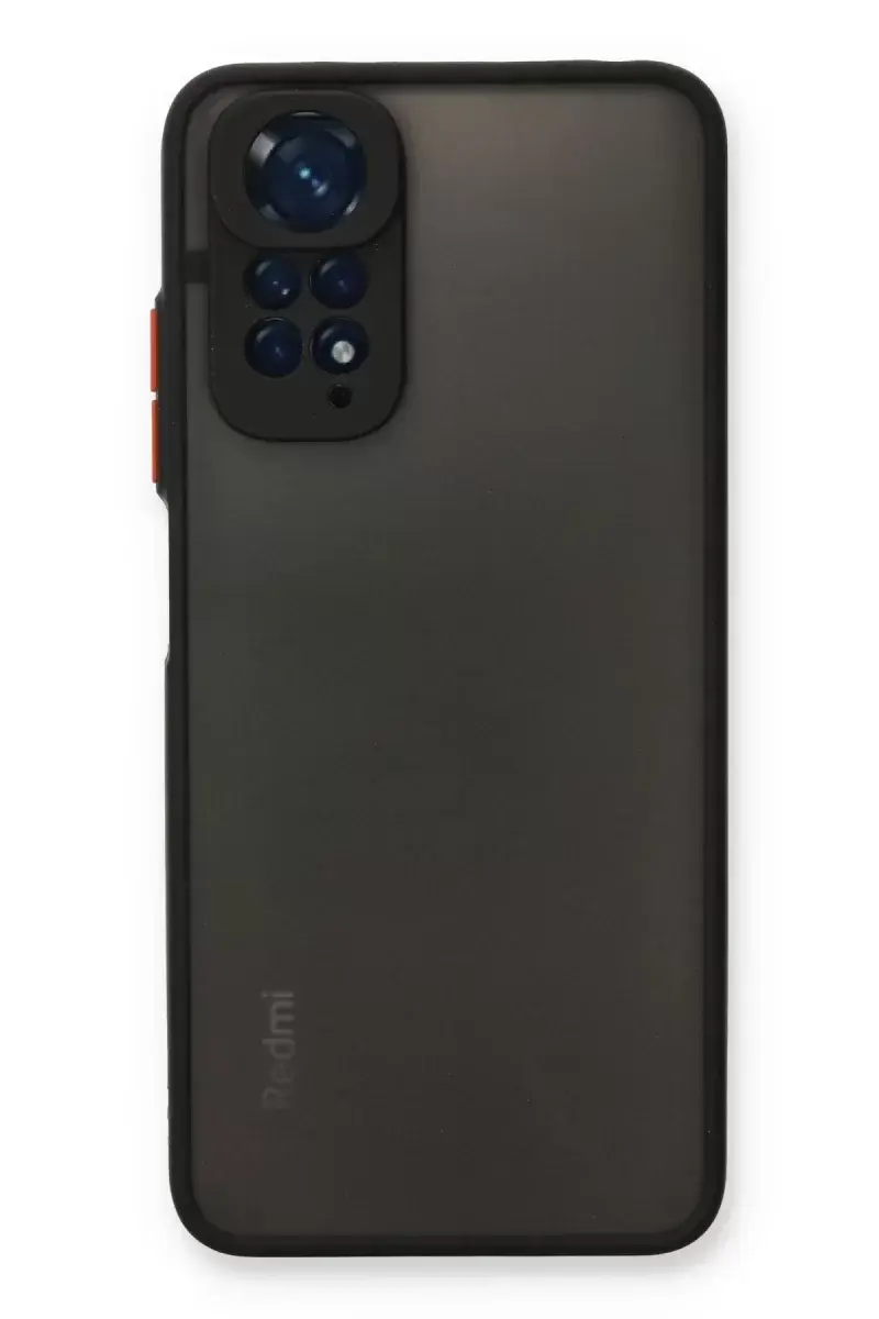 Newface Xiaomi Redmi Note 11 Pro Kılıf Montreal Silikon Kapak - Siyah
