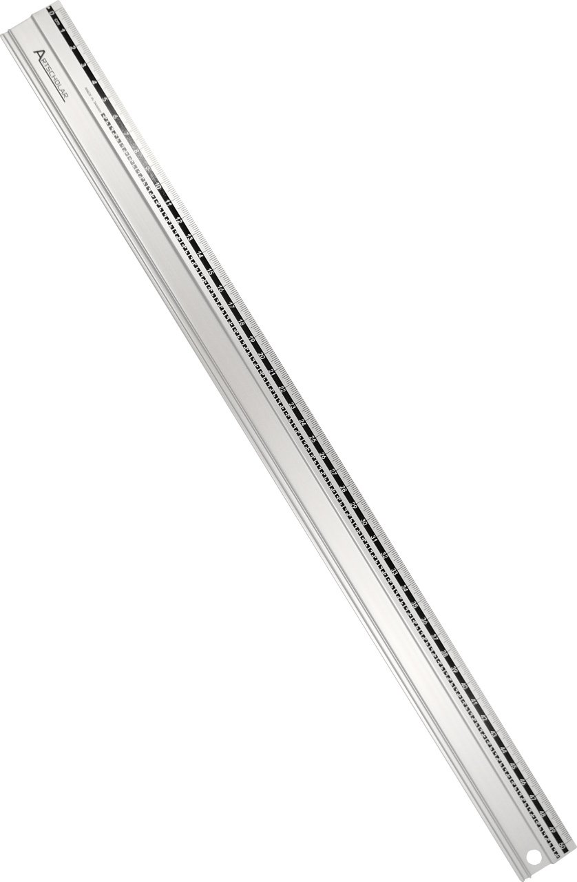 Alüminyum Kaydırmaz Cetvel 50cm