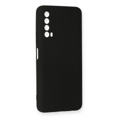 Huawei P Smart 2021 Kılıf Nano İçi Kadife Silikon - Siyah