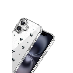 İphone 17 Fiyonk Desenli Kapak - Desen 1