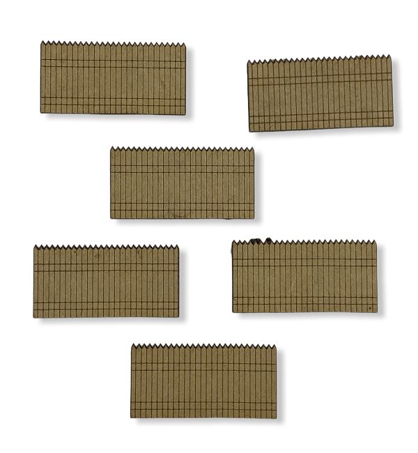 Maket Kapalı Çit 6'lı - 1/100 - 2x24cm - N:CT34