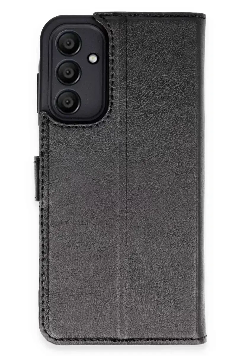 Newface Samsung Galaxy M15 Kılıf Trend S Plus Kapaklı Kılıf - Siyah