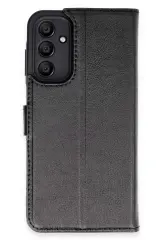 Newface Samsung Galaxy M15 Kılıf Trend S Plus Kapaklı Kılıf - Siyah