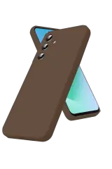 Newface Samsung Galaxy S25 Fe First Silikon - Kahverengi
