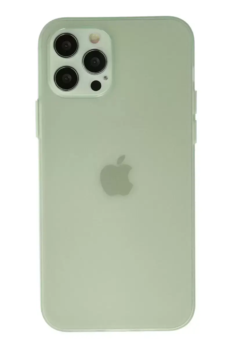 Newface İphone 12 Pro Max Kılıf Puma Silikon - Açık Yeşil