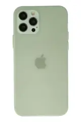 Newface İphone 12 Pro Max Kılıf Puma Silikon - Açık Yeşil