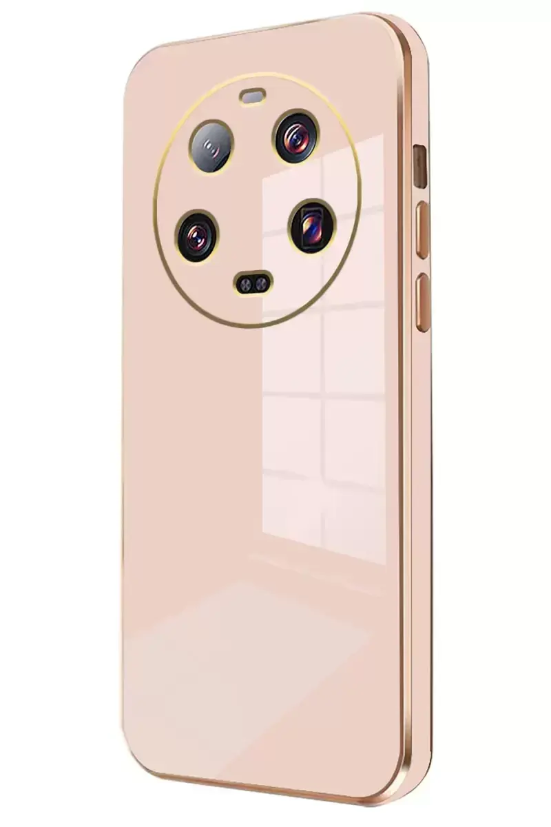 Newface Xiaomi Mi 14 Ultra Kılıf Volet Silikon - Pembe