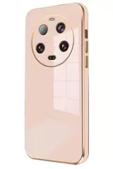 Newface Xiaomi Mi 14 Ultra Kılıf Volet Silikon - Pembe