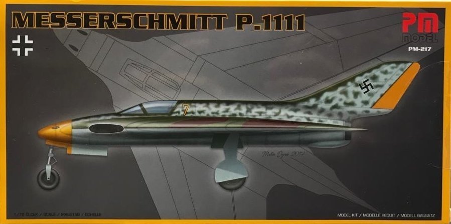 Pm-217 Messerschmitt P.1111 Model Uçak 1:72