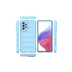 Samsung Galaxy A73 5g Kılıf Optimum Silikon - Sky Blue
