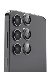 Newface Samsung Galaxy S25 Raze Metal Kamera Lens - Siyah