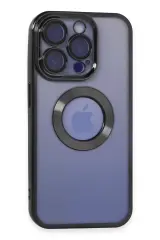 Newface İphone 15 Pro Max Kılıf Slot Silikon - Siyah