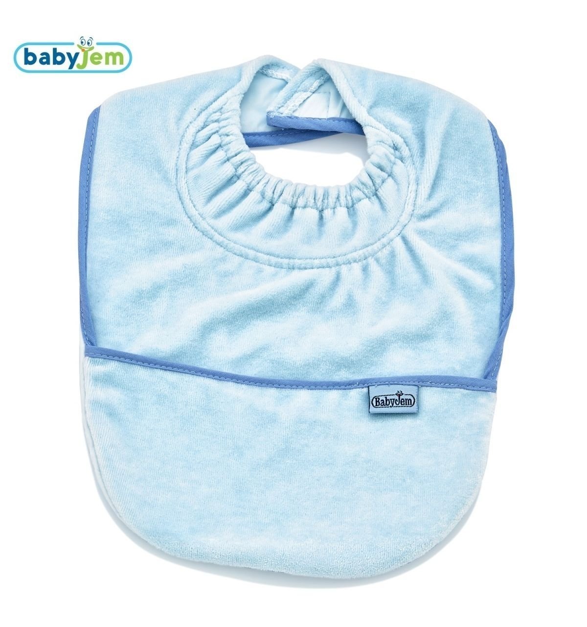 Babyjem Kadife Önlük Mavi