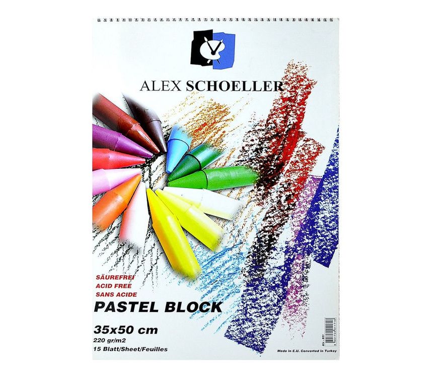 Pastel Blok - 35x50 - 220gr - 15 yaprak