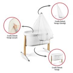 BabyBjörn Cradle Bebek Yatağı + Çarşaf + Cibinlik