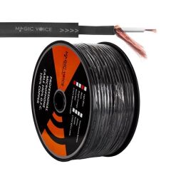 Magicvoice Mi̇krofon Kablosu Mono 1. Kali̇te 100 Metre Siyah
