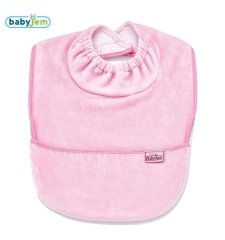 Babyjem Kadife Önlük Pembe