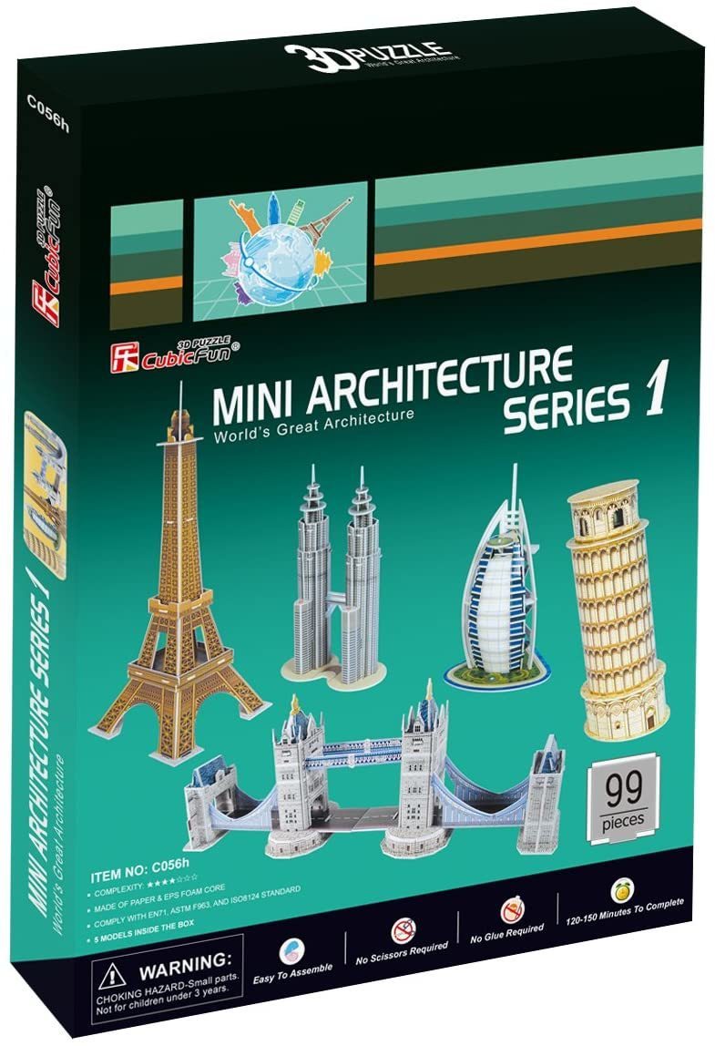3 Boyutlu Puzzle - Mini Mimari Yapılar