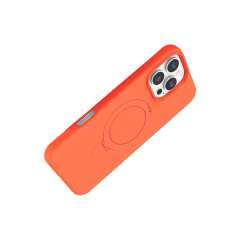 İphone 16 Pro Max Regal Magsafe Standlı Kapak - Turuncu