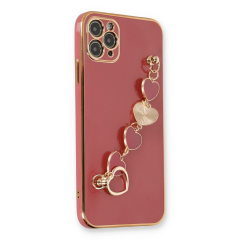 İphone 11 Pro Kılıf Esila Silikon - Kırmızı