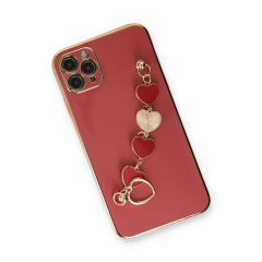 İphone 11 Pro Kılıf Esila Silikon - Kırmızı