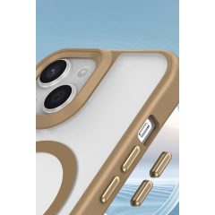 İphone 15 Plus Kılıf Enka Magsafe Silikon Kılıf - Şeffaf