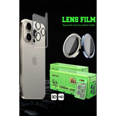 Samsung Galaxy S23 Ultra Raze Metal Kamera Lens - Yeşil