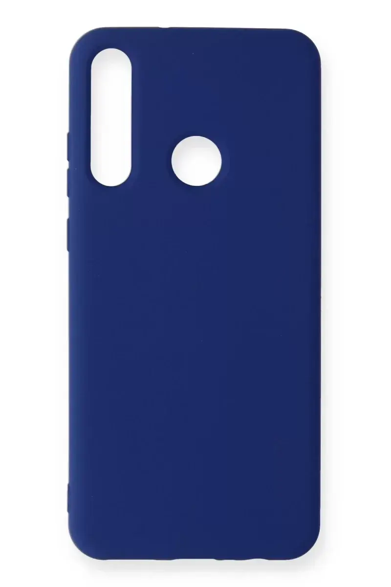 Newface Huawei Y6p Kılıf Nano İçi Kadife Silikon - Lacivert