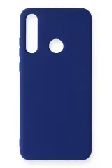Newface Huawei Y6p Kılıf Nano İçi Kadife Silikon - Lacivert