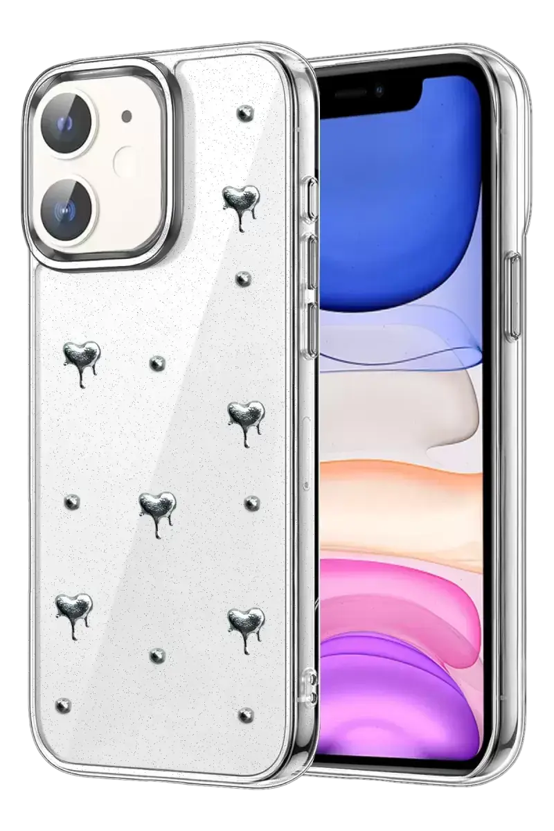 Newface Apple İphone 12 Fiyonk Desenli Kapak - Desen 1