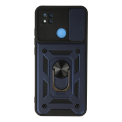 Xiaomi Redmi 9c Kılıf Pars Lens Yüzüklü Silikon - Lacivert