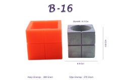 Beton Saksı Silikon Kalıp N:B16